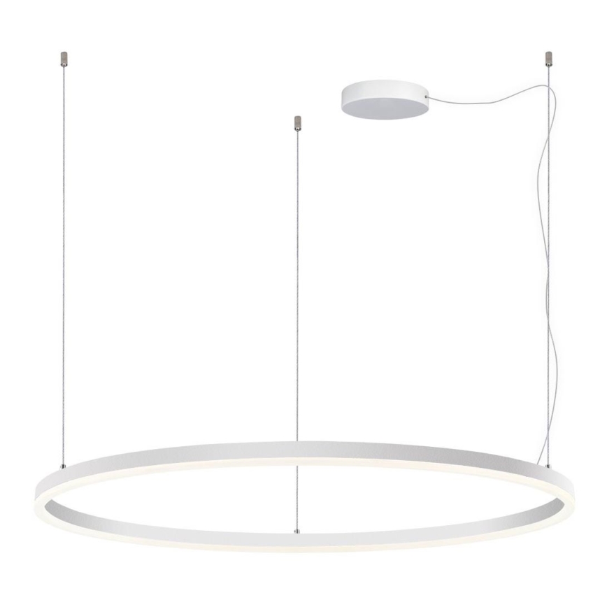 Lustră LED dimabilă pe cablu SATURN LED/80W/230V d. 100 cm alb LED2