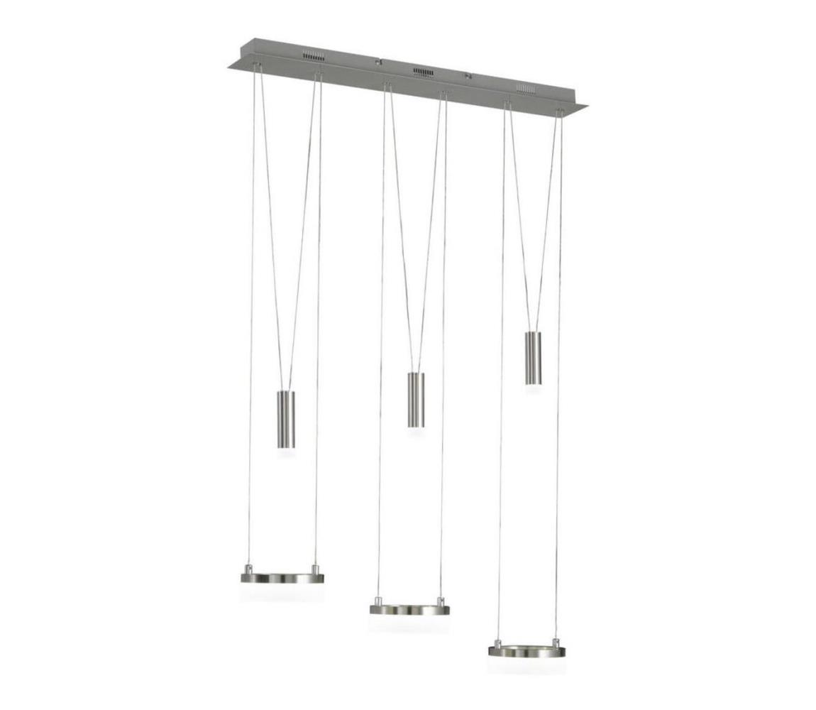 Lustră LED dimabilă pe cablu Wofi 70031G JETTE 3xLED/75W/230V + 3xLED/1W