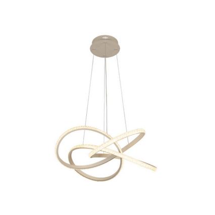 Lustru LED dimabil suspendat pe cablu, 95W/230V, 3000-6500K, Ø 57 cm + telecomandă