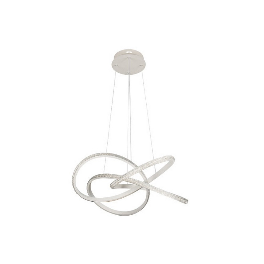 Lustru LED dimabil suspendat pe cablu, 95W/230V, 3000-6500K, Ø 57 cm + telecomandă