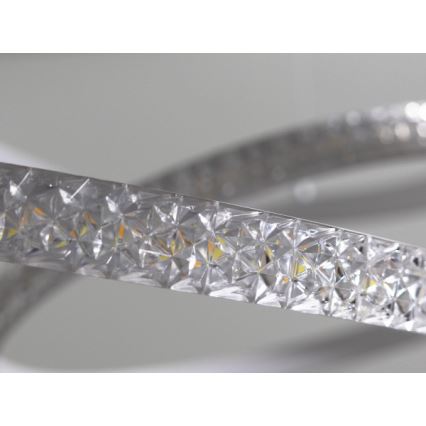 Lustră LED dimabilă suspendată pe cablu LED/90W/230V 3000-6500K Ø 47 cm + telecomandă