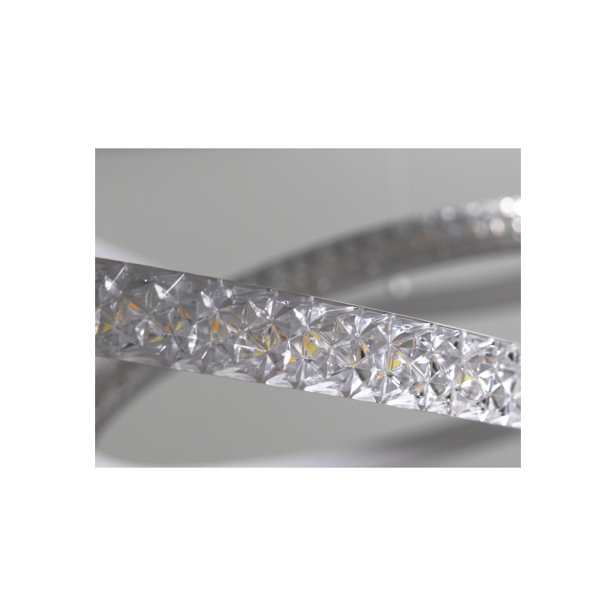 Lustră LED dimabilă suspendată pe cablu LED/90W/230V 3000-6500K Ø 47 cm + telecomandă