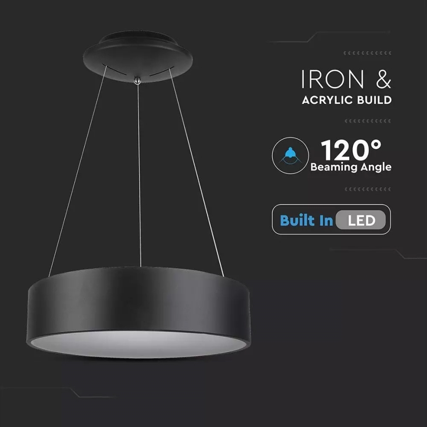 Lustră LED dimmabilă pe cablu LED/20W/230V