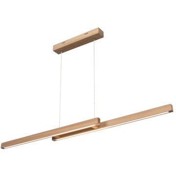 Lustră LED dimmabilă pe cablu SMAL 2xLED/22,5W/230V 2700/4000/6500K stejar