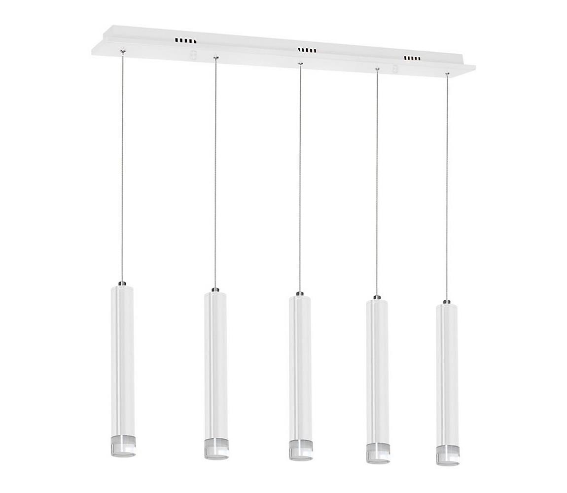 Lustră LED pe cablu ALBA 5xLED/25W/230V albă