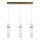 Lustră LED pe cablu AMBIENTE 3xLED/6W/230V 3000/4000/6000K aurie