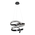 Lustră LED pe cablu AREZIA LED/62W/230V, negru