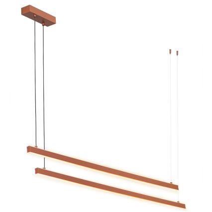 Lustră LED pe cablu Argon 8837 MIAMI LED/74W/230V 3000K maro