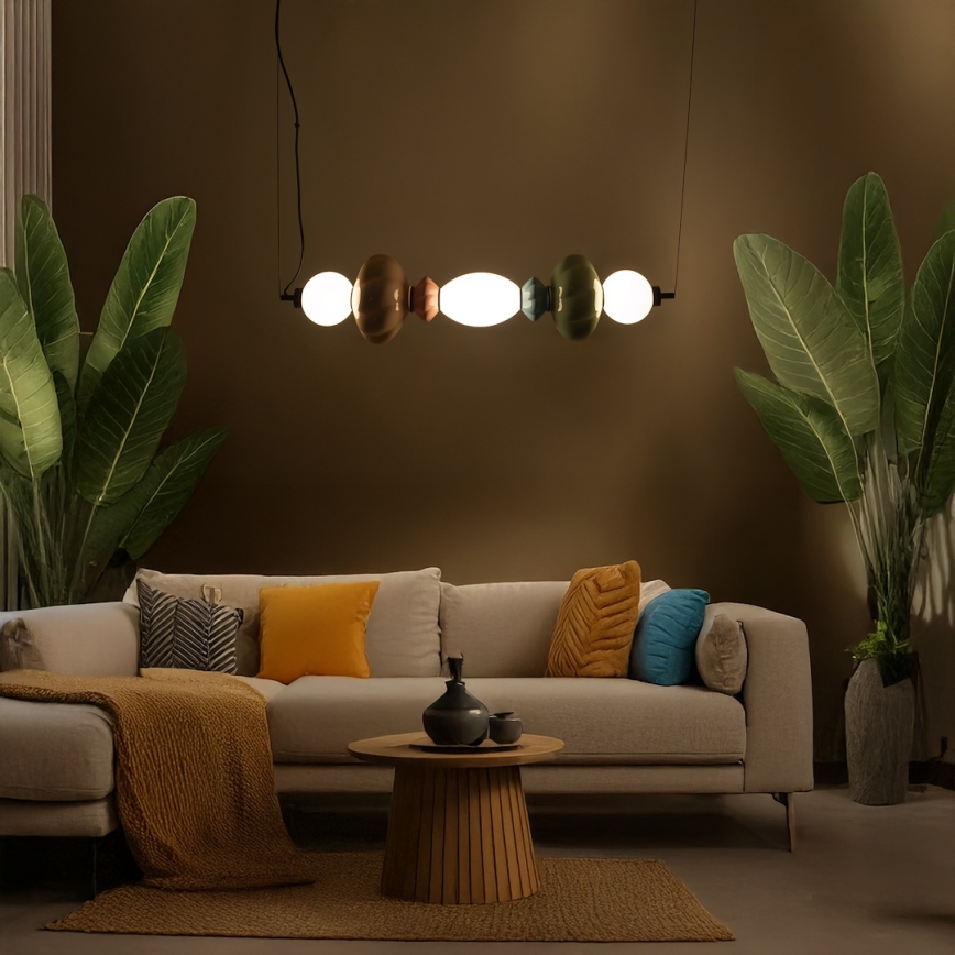 Lustră LED pe cablu ASCOLI LED/24W/230V colorat