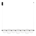 Lustră LED pe cablu ATOLA LED/19W/230V negru/transparent