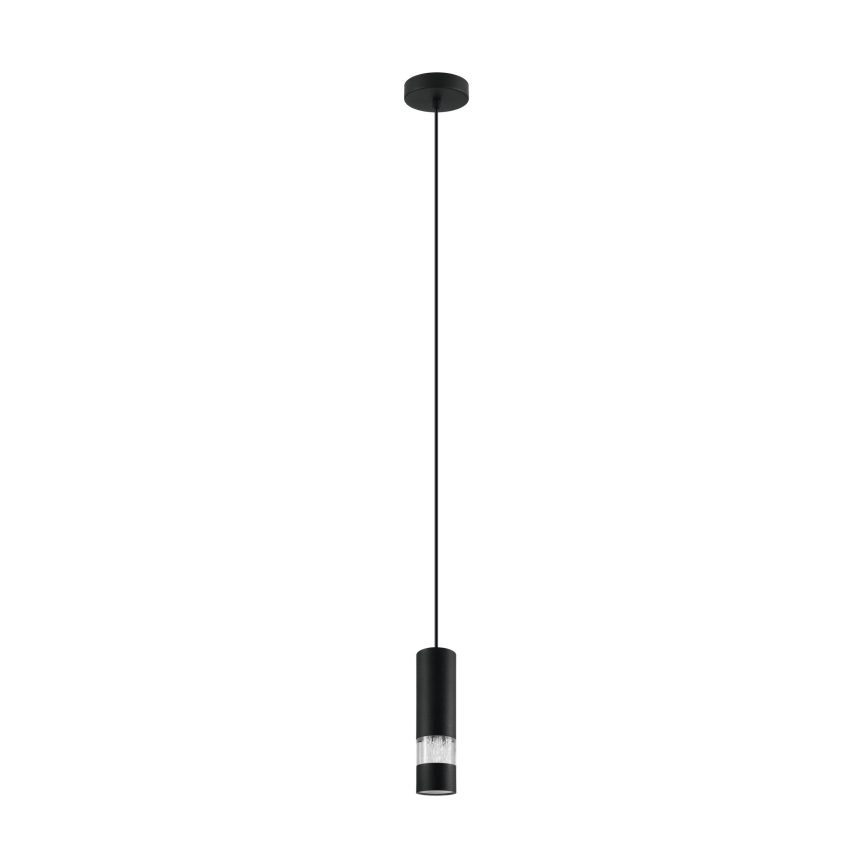 Lustră LED pe cablu 10xGU10/4,6W/230V neagră Eglo