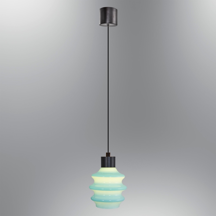 Lustră LED pe cablu CACTUS LED/3W/230V 3000K negru/albastru