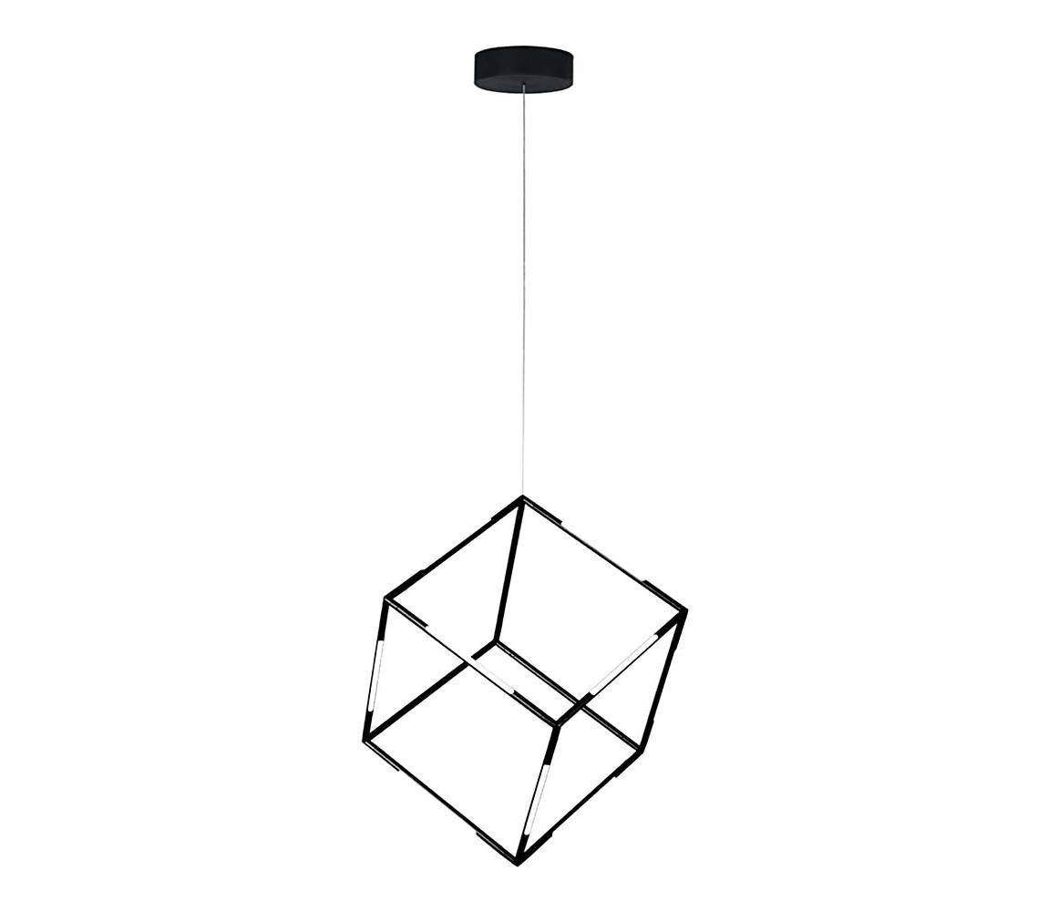 Lustră LED pe cablu DICE LED/48W/230V neagră 142025