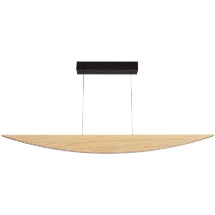 Lustră LED pe cablu dimabilă DUBAI LED/14W/230V stejar