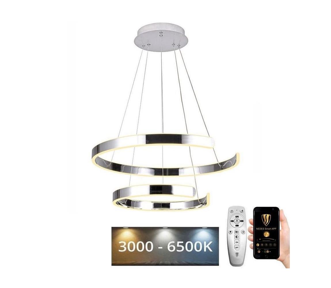 Lustră LED pe cablu dimabilă LED/120W/230V 3000-6500K + telecomandă