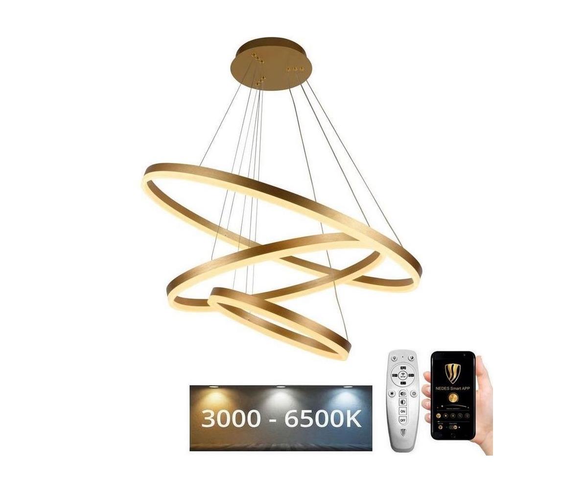 Lustră LED pe cablu dimabilă LED/125W/230V 3000-6500K + telecomandă