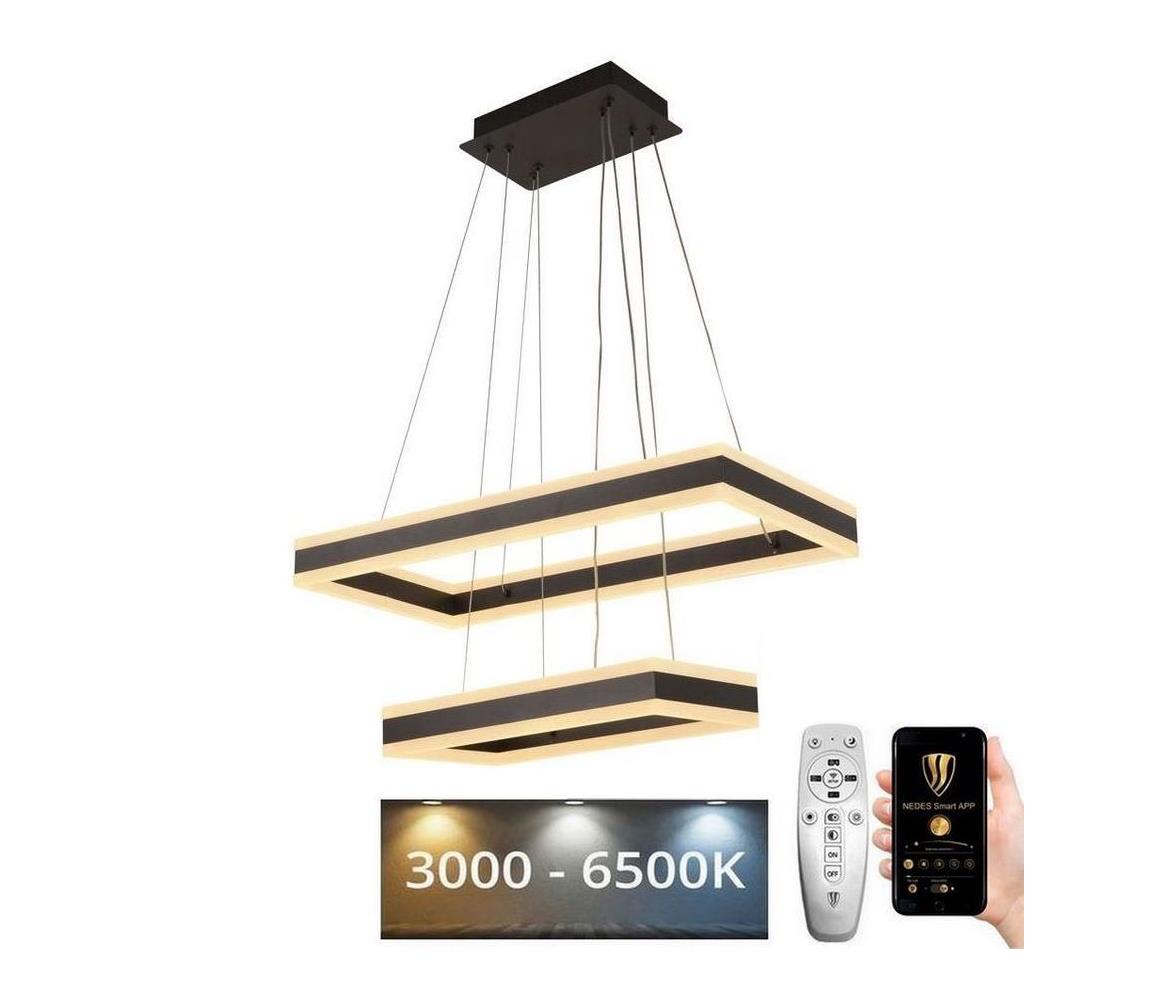 Lustră LED pe cablu dimabilă LED/130W/230V 3000-6500K + telecomandă