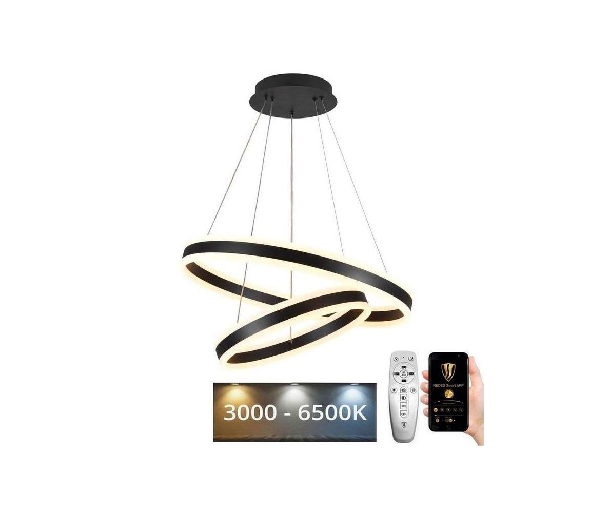 Lustră LED pe cablu dimabilă LED/135W/230V 3000-6500K + telecomandă