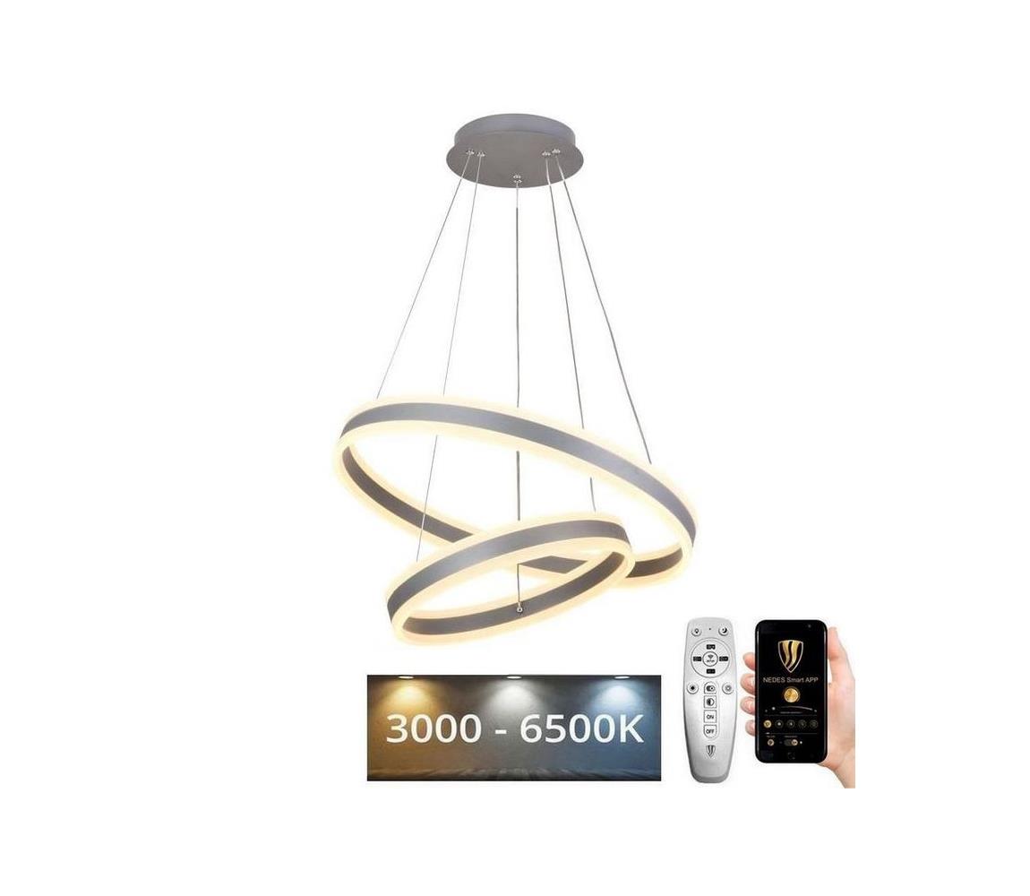 Lustră LED pe cablu dimabilă LED/135W/230V 3000-6500K + telecomandă
