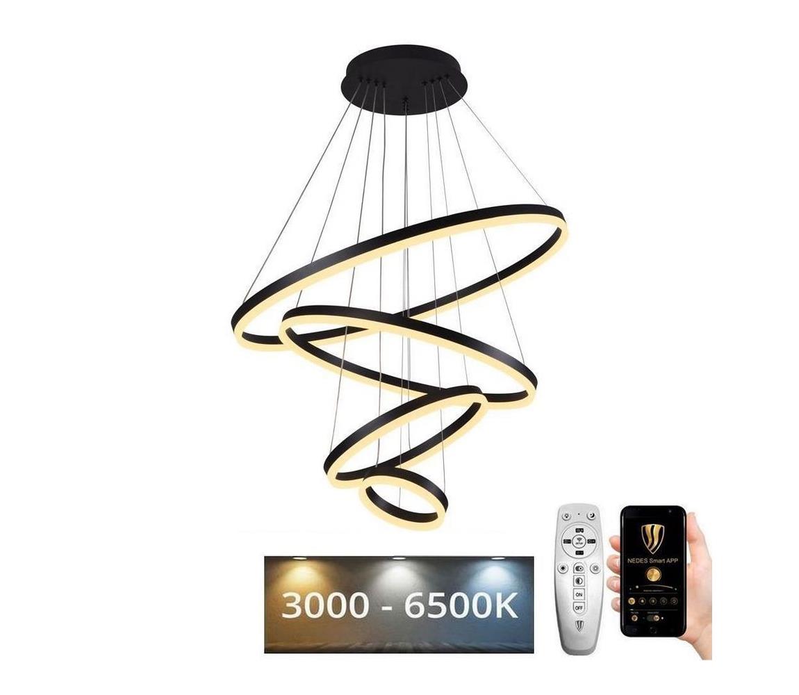 Lustră LED pe cablu dimabilă LED/165W/230V 3000-6500K + telecomandă