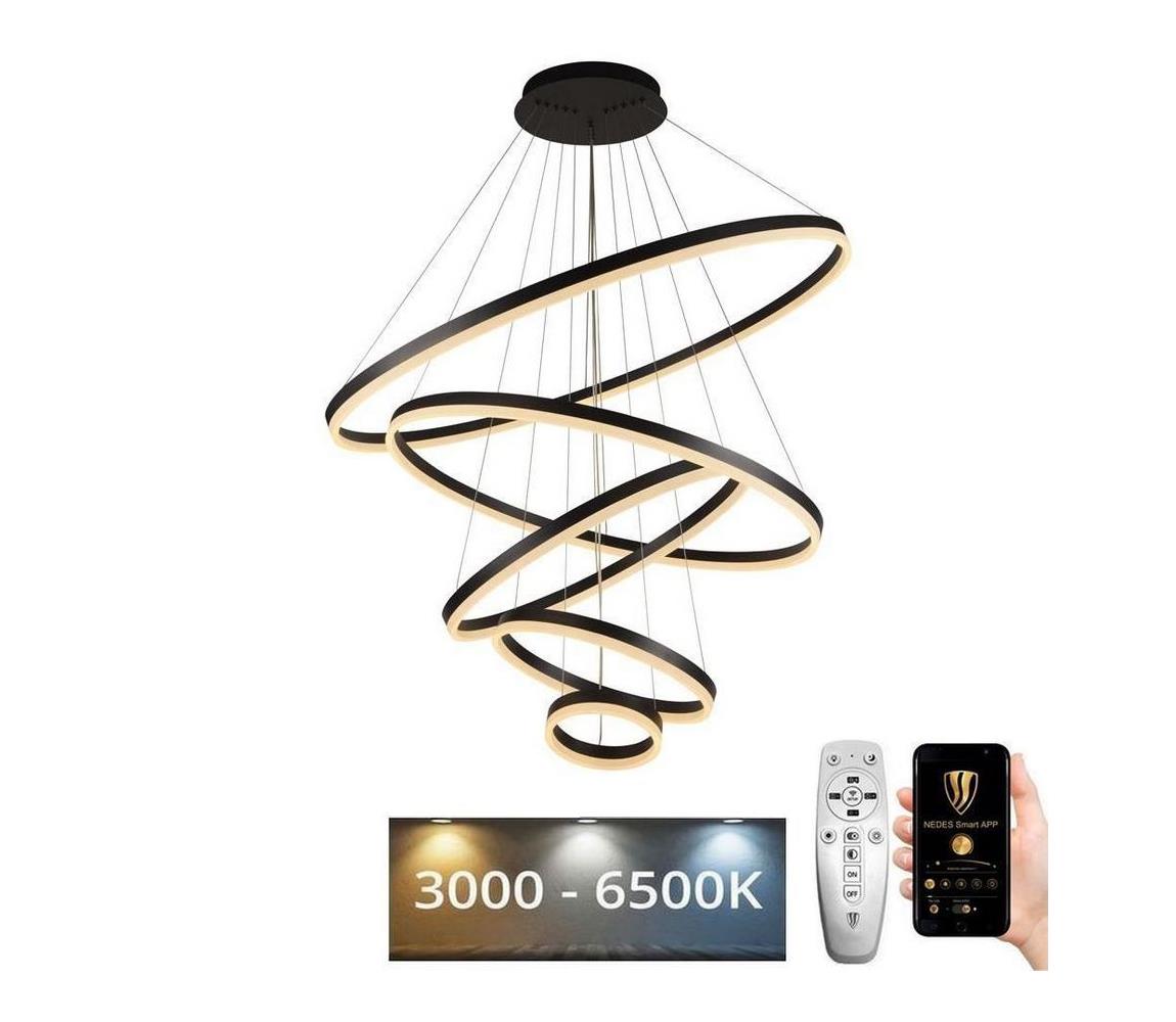 Lustră LED pe cablu dimabilă LED/210W/230V 3000-6500K + telecomandă