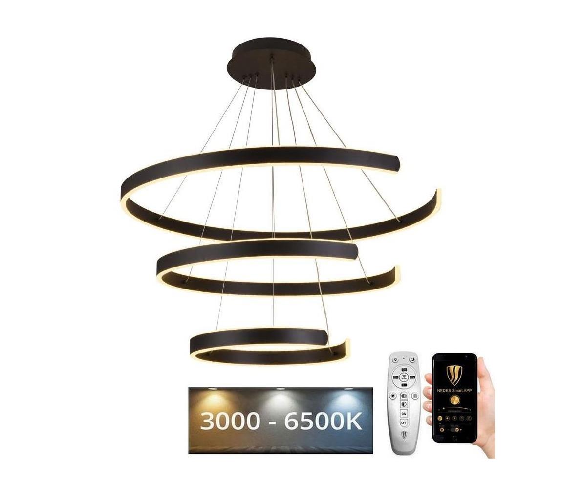 Lustră LED pe cablu dimabilă LED/220W/230V 3000-6500K + telecomandă