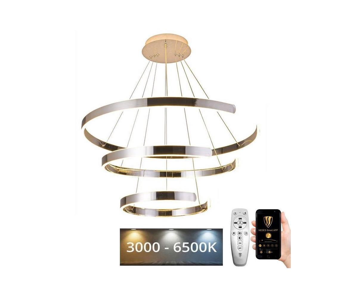 Lustră LED pe cablu dimabilă LED/220W/230V 3000-6500K + telecomandă