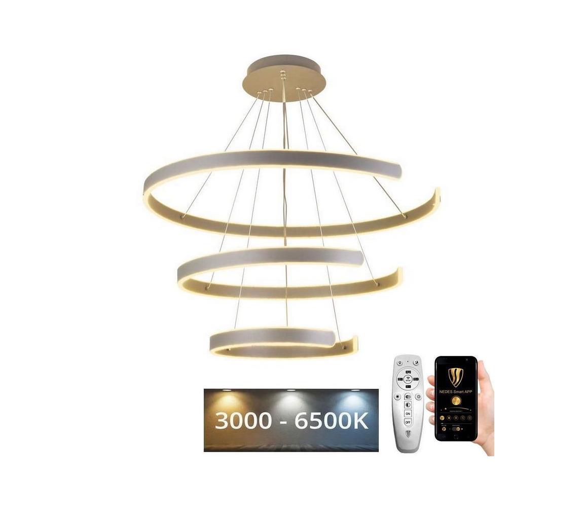 Lustră LED pe cablu dimabilă LED/220W/230V 3000-6500K + telecomandă