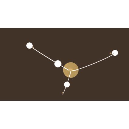 Lustră LED pe cablu dimabilă LED/42W/230V negru Zambelis 22248