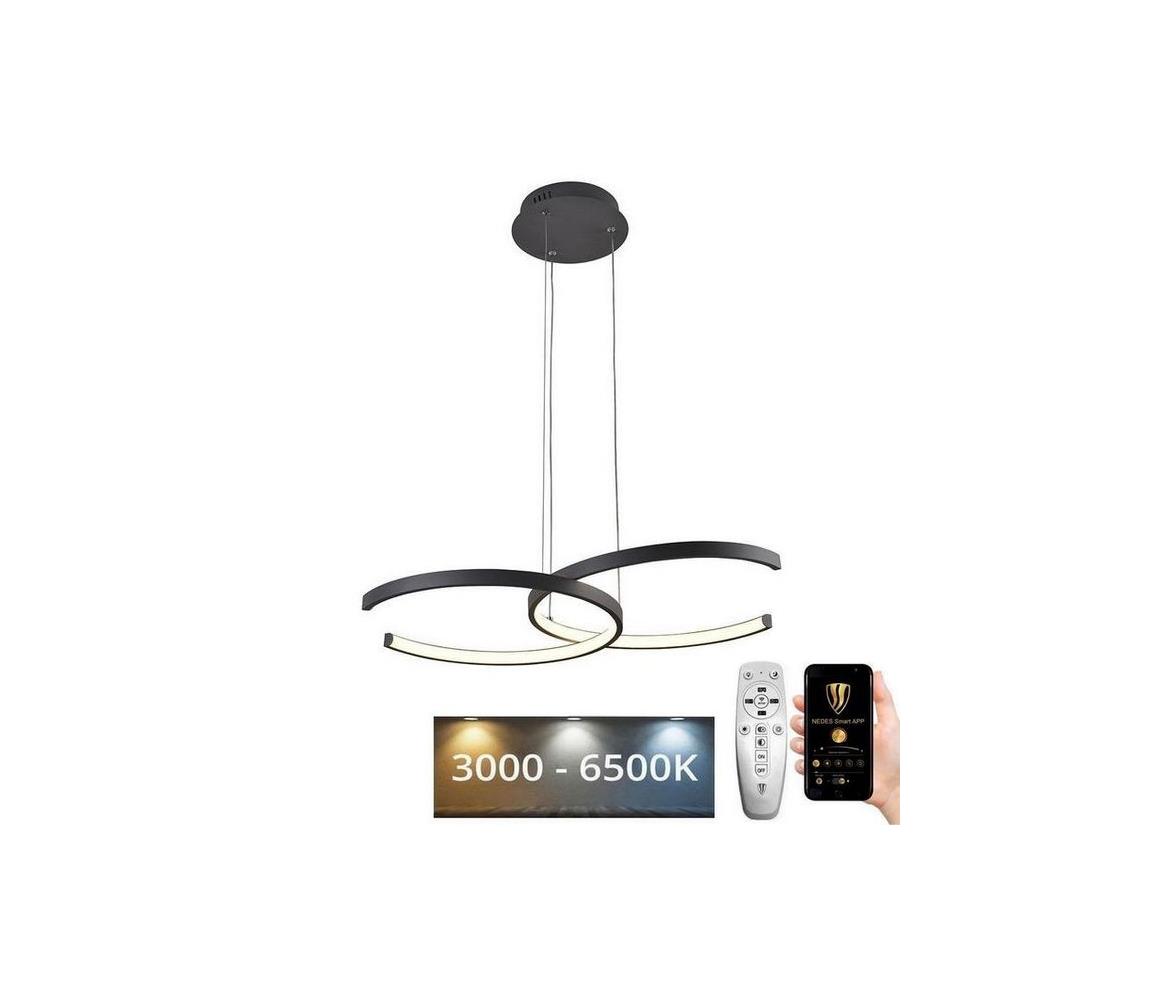 Lustră LED pe cablu dimabilă LED/50W/230V 3000-6500K + telecomandă