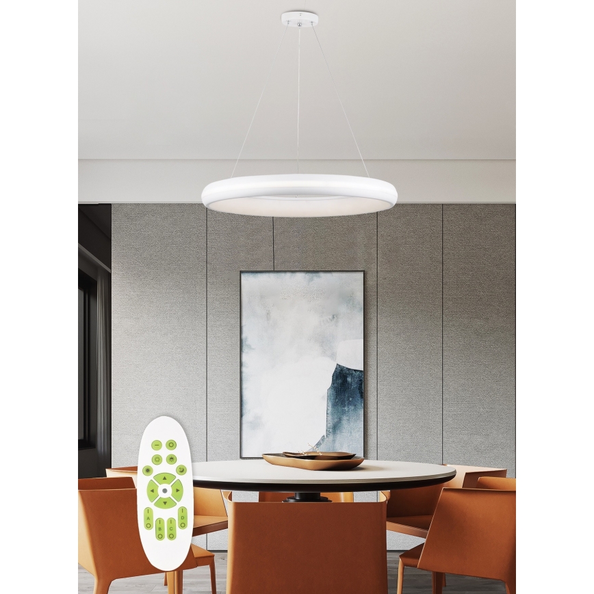 Lustră LED pe cablu dimabilă LED/60W/230V albă Top Light + telecomandă