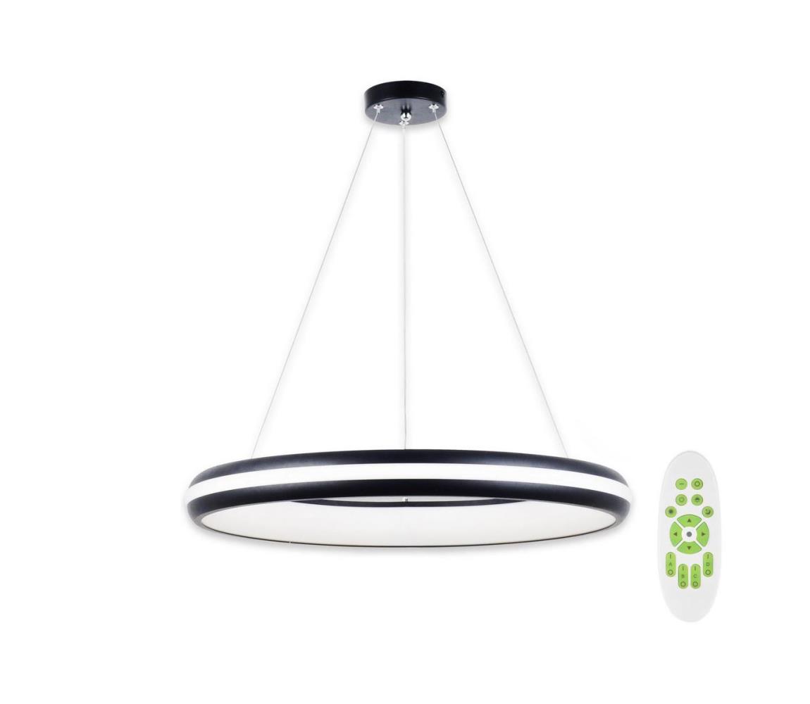 Lustră LED pe cablu dimabilă LED/60W/230V neagră + telecomandă