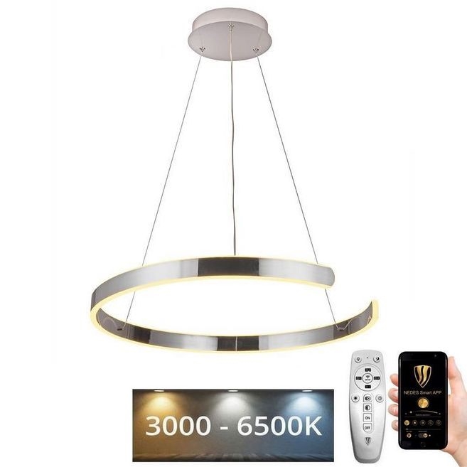 Lustră LED pe cablu dimabilă LED/70W/230V 3000-6500K + telecomandă