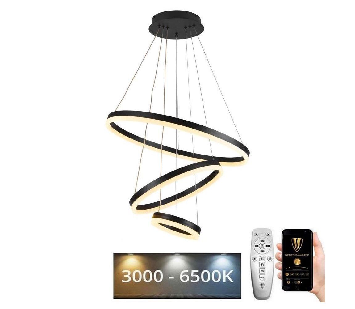Lustră LED pe cablu dimabilă LED/85W/230V 3000-6500K + telecomandă