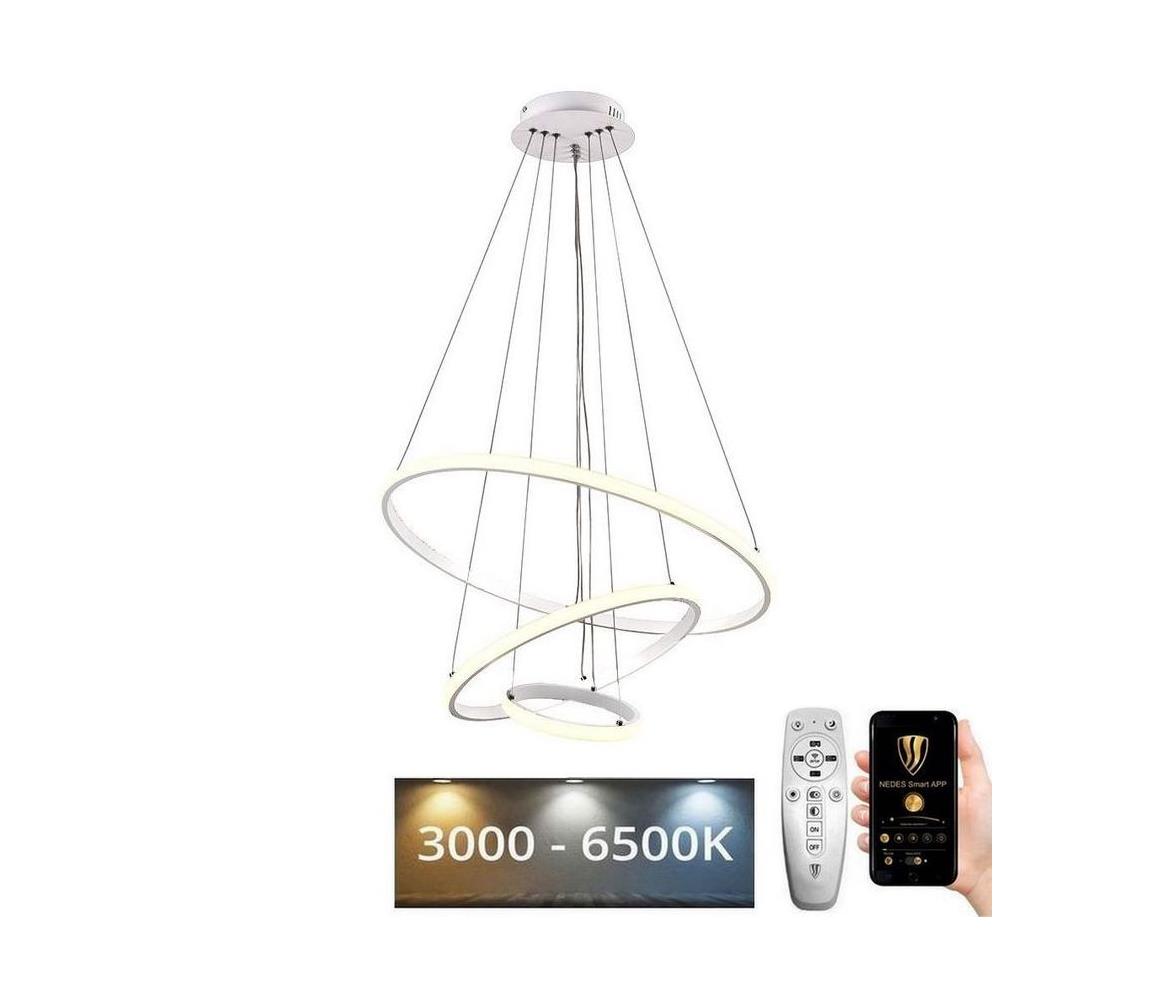 Lustră LED pe cablu dimabilă LED/90W/230V 3000-6500K + telecomandă