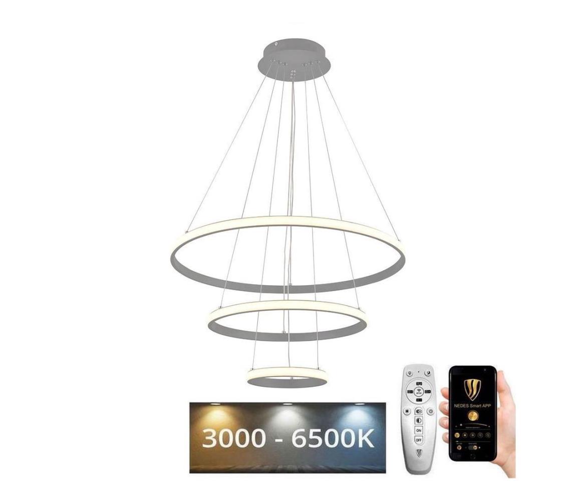 Lustră LED pe cablu dimabilă LED/90W/230V 3000-6500K + telecomandă