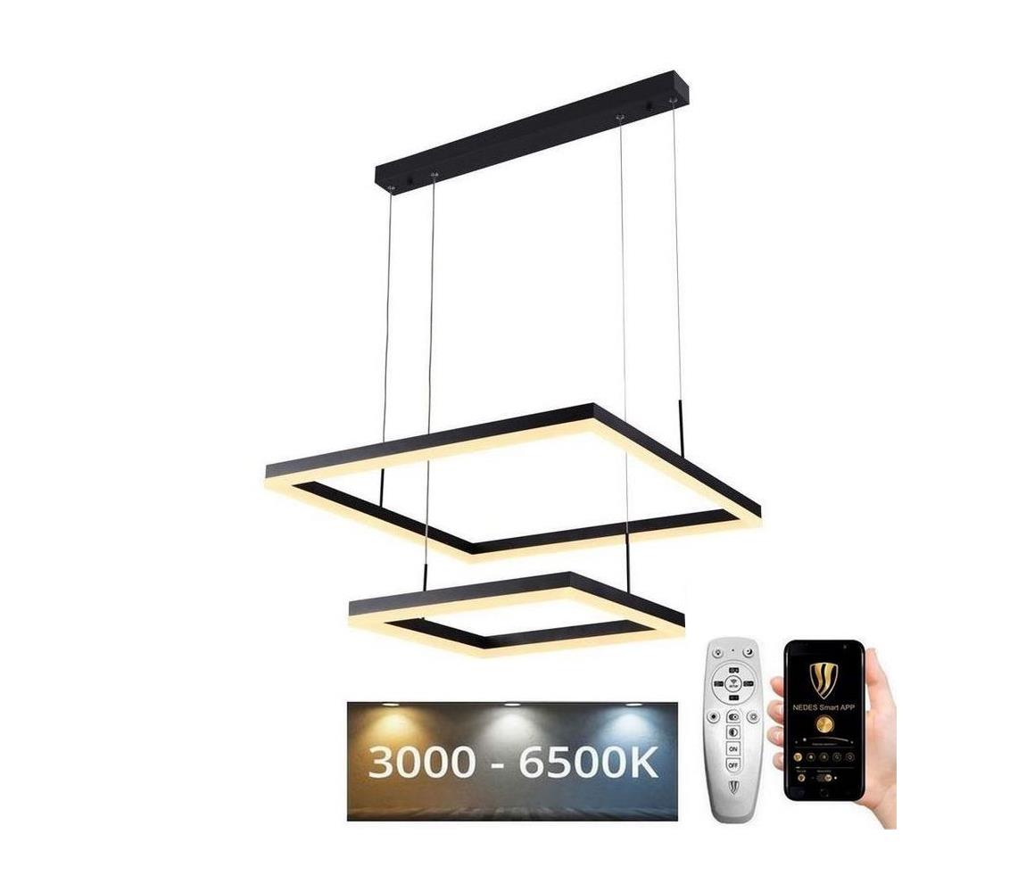 Lustră LED pe cablu dimabilă LED/90W/230V 3000-6500K + telecomandă
