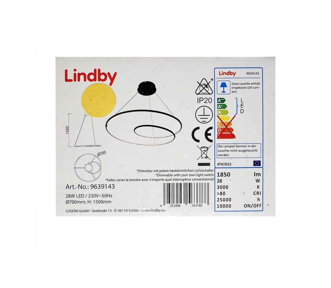 Lustră LED pe cablu dimabilă LUCY LED/28W/230V Lindby