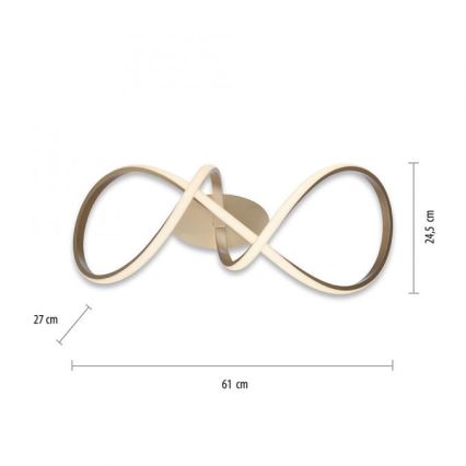 Lustră LED pe cablu dimabilă MARIA LED/15,5W/230V Leuchten Direkt 15403-60