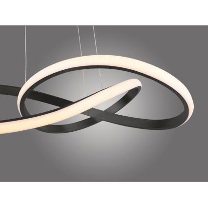 Lustră LED pe cablu dimabilă MARIA LED/25W/230V neagră Leuchten Direkt 15402-18