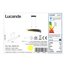 Lustră LED pe cablu dimabilă MARIJA LED/24W/230V Lucande