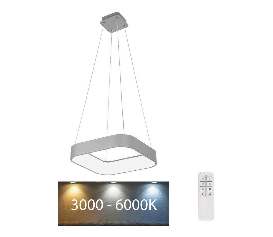 Lustră LED pe cablu dimabilă Rabalux LED/28W/230V rotundă + telecomandă 3000-6000K
