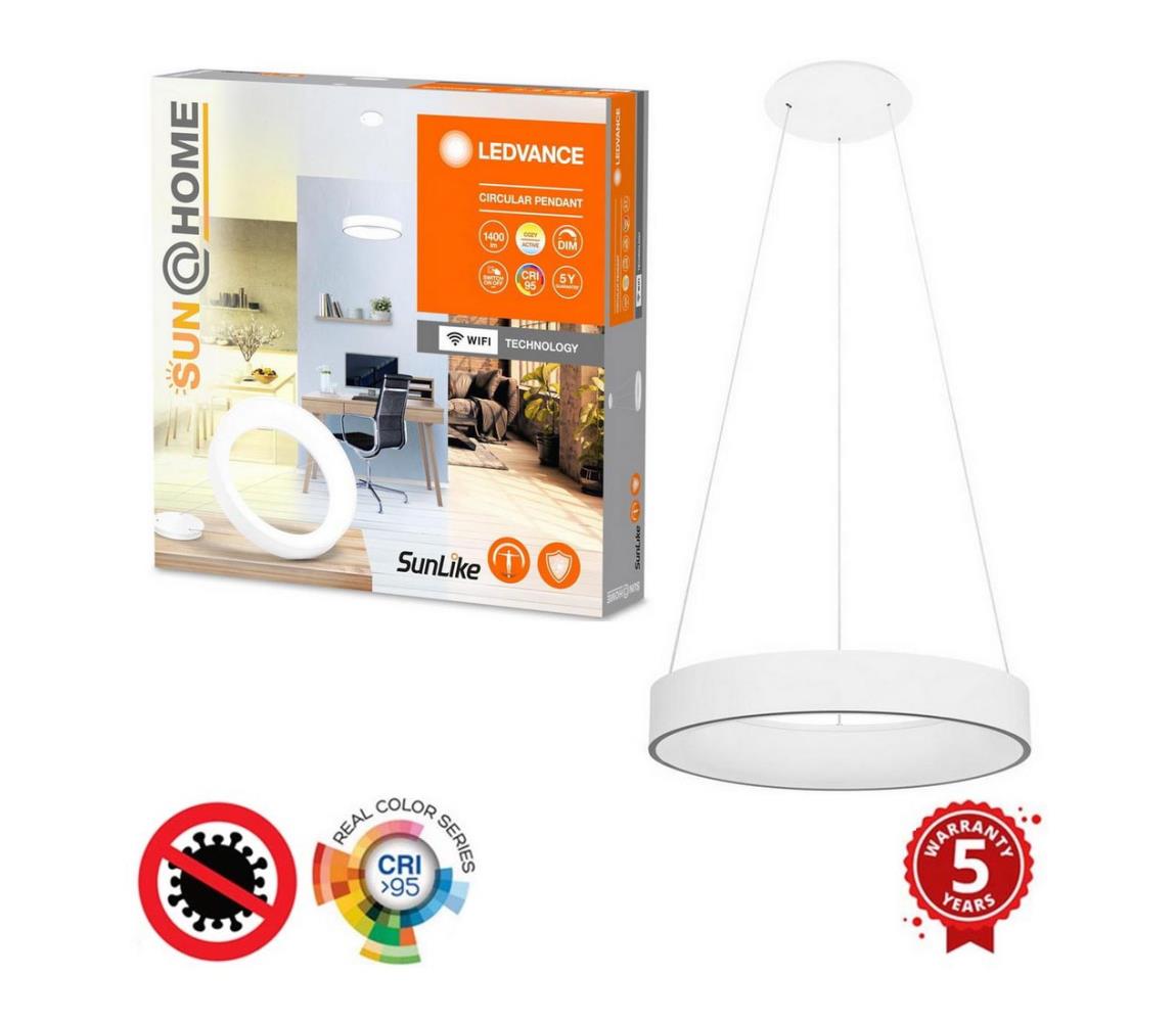 Lustră LED pe cablu dimabilă SUN@HOME CIRCULAR LED/185W/230V Wi-Fi Ledvance