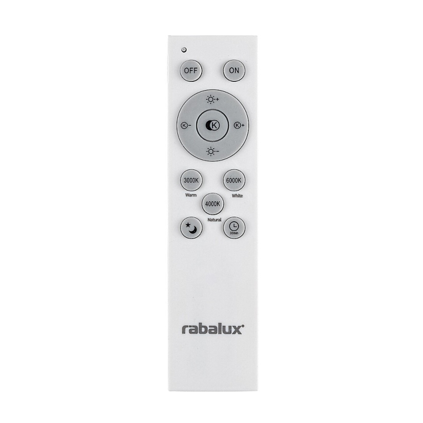 Lustră LED pe cablu dimabilă LED/60W/230V argintiu 3000-6000K Rabalux + telecomandă