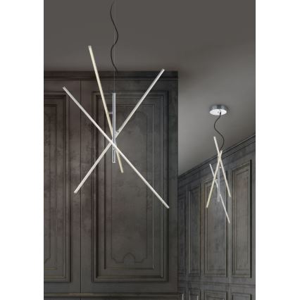 Lustră LED pe cablu dimabilă TIRIAC 3xLED/8,5W/230V Trio