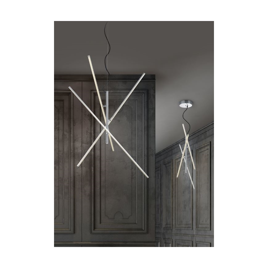Lustră LED pe cablu dimabilă TIRIAC 3xLED/8,5W/230V Trio