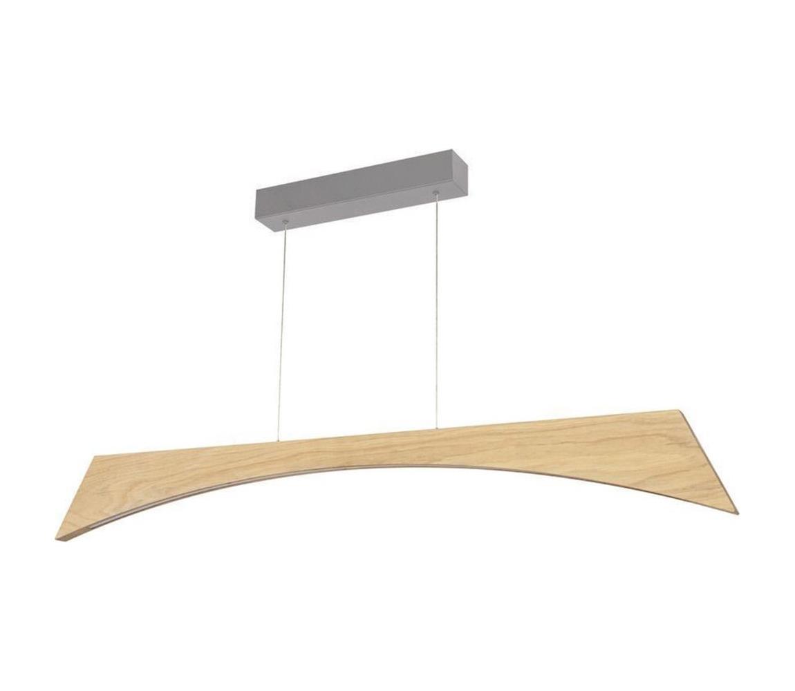 Lustră LED pe cablu dimabilă ZIAD LED/14W/230V stejar 1017402100000