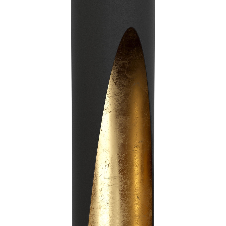 Lustră LED pe cablu BARBOTTO 1xGU10/4,5W/230V negru/auriu