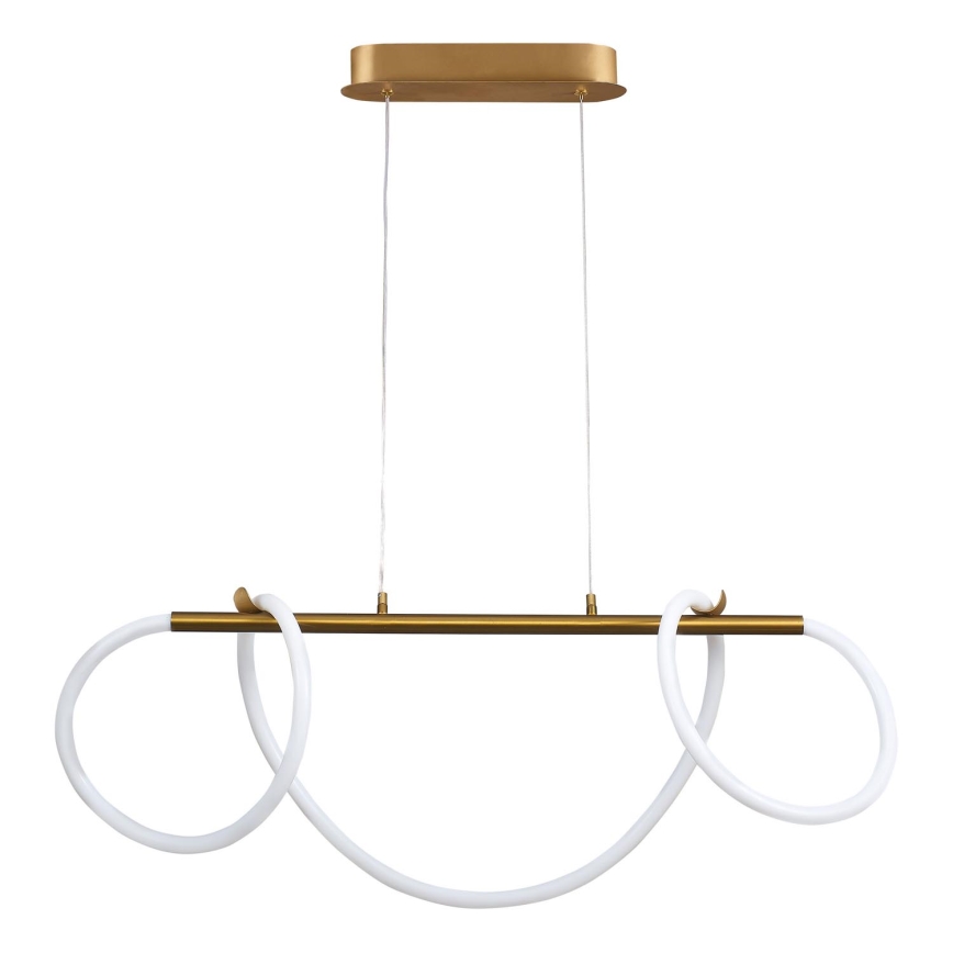 Lustră LED pe cablu EMMA LED/38W/230V auriu