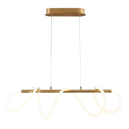Lustră LED pe cablu EMMA LED/38W/230V auriu